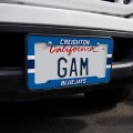 Creighton University Stripe License Plate Tag Frame