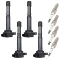 Ignition Coil Suitable With For Honda Cr-v 2010-2014 Civic 2012-2015 Accord 2008-2012 Crosstour Acura Ilx 2013-2015 2 4l 4 Pcs