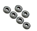 Band Saw Bearings Set Of 6 For Enco Rf-128 Guide And Thrust Replacement Metal Construction 
