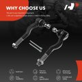 A-premium 2 X Front Inner Tie Rod Ends Compatible With Mitsubishi Montero 1992-2000 Sport 1997-2004 Replace Es3387rl Mb831044