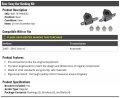 Marketplace Auto Parts Rear Sway Bar Bushing Kit Compatible With 2005-2010 Scion Tc
