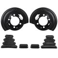 Rear Brake Dust Shields 2pcs 15949893 85566025 924 493 For Chevrolet Silverado 1500 2500 3500 Express Suburban Gmc Savana 