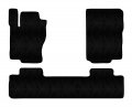 Custom Fit Front Rear Carpet Floor Mats Black For Mercedes-benz Ml550 2014 2013 2012 3 Piece 