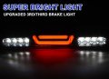 Led 3rd Brake Light For Chevy Silverado Gmc Sierra 1999-2007 High Mount Stop Parking Third Cargo Lamps Black Housing Clear Lens