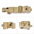 Waltyotur Pv2 172-1353 Disc-drum Brake Proportioning Valve 9 16 1 2 Lines Bracket Pv4 Combination Brass