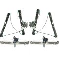 A-premium Power Window Regulator With Motor Compatible Bmw E46 323i 325i 325xi 328i 330i 330xi 1999-2005 Front And Rear 4-pc