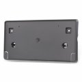 Front Bumper License Plate Mounting Bracket For Chrysler Pacifica 2017 2020 And Voyager Matte Black Fits Body Color Fascia 119 