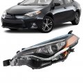 Headlights Assembly Replacement For 2017-2019 Toyota Corolla L Le Eco Projector Headlamps With Drl Driver Side 