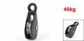 Uxcell Sourcing Map Metal Lifting Tackle Single Groove Sheave Pulley Black 40 Kg