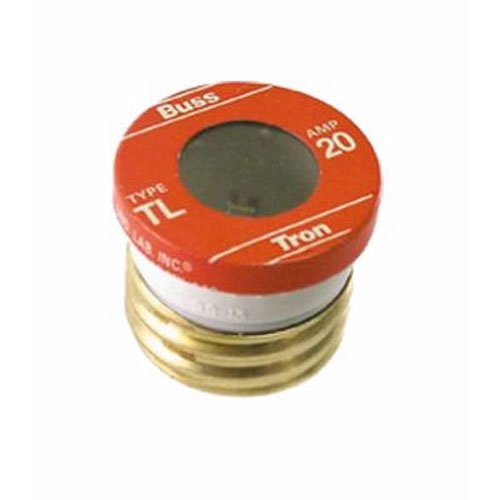 Bussmann Tl20pk4 20 Amp Time Delay Loaded Link Edison Base Plug Fuse