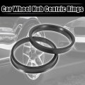 X Autohaux 4pcs Plastic 66 1mm To 74 Car Hub Centric Rings Wheel Bore Center Spacer