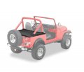 Bestop Black Denim Duster Deck Covers For 1980-1991 Cj7 And Wranglers 
