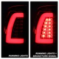 Acanii For 1997-2003 Ford F150 1999-2007 F-250 F-350 Red Clear Led Pyro Tube Tail Lights Brake Lamps Pair Left Right