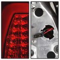 Acanii For 1997-2003 Ford F150 1999-2007 F-250 F-350 Red Clear Led Pyro Tube Tail Lights Brake Lamps Pair Left Right