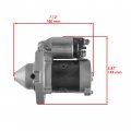Caltric Starter John Deere Am108615 Compatible With Kawasaki 21163-2093 21163-2145 Kubota 12499-63010