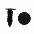 20 Pcs Black 8mm X Hole Car Bumper Fender Plastic Rivets Fasteners Clips 