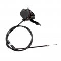 Thumb Throttle Accelerator Brake Lever Cable For 50cc 70cc 90cc 110cc 125cc 150cc 200cc 250cc 300cc Atv Quad Pit Bike Taotao 