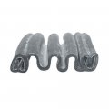 Slider To Shell Accordion Boot Rubber Weatherstripping 10 Ft Gray Epdm With Spring Clips For Truck Cab And Camper Access 