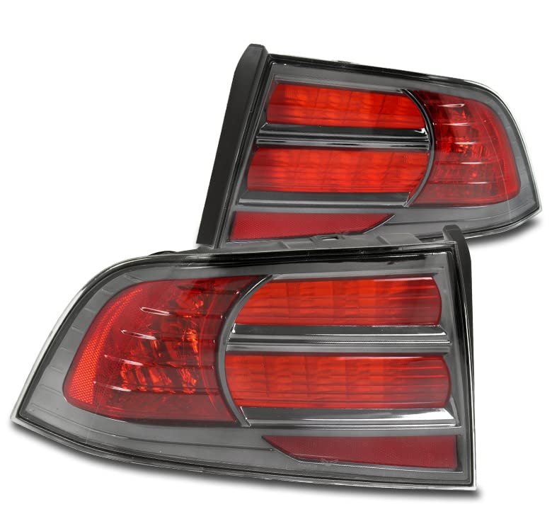 Tail Brake Lights Rear Lamps Red For 2007-2008 Acura Tl Type S