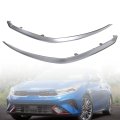 2pcs Bumper Molding Trim Front Left Right For Kia Forte Gt 2022 2023 Replace 863a7m6510 863a8m6510 