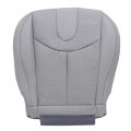 Front Driver Bottom Perforated Leather Seat Cover For Infiniti G37 Convertible 2009 2013 Gray Microfiber Replacement Fits Power