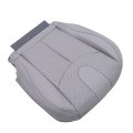 Front Driver Bottom Perforated Leather Seat Cover For Infiniti G37 Convertible 2009 2013 Gray Microfiber Replacement Fits Power