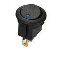 E Support Car Blue Led Round Toggle Switch Pack Of 10 