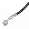 X Autohaux Brake Hose Motorcycle Hydraulic Line Oil Pipe Fitting For Atv Motocross Racing Bike 100cm Black 1 Set