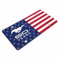 Ipick Image Made For Ford Mustang 50 Years Logo Usa Flag Graphic Special Aluminum Metal License Plate