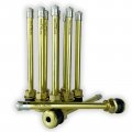 Ten Tr574a In Straight Brass Valve Stems For Truck And Bus Tires Fits 22 24 Wheels With 0 625 5 8 Holes Tv-574a Stem 