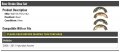 Rear Brake Shoe Set Compatible With 2006-2011 Hyundai Accent