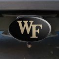 Wake Forest University Primary Logo Oval Tow Hitch Cover Trailer Plug Insert 2