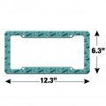 Aquaman Movie Fish And Ships Pattern License Plate Tag Frame