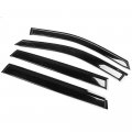 Window Visors For 2019 2023 Toyota Rav4 Acrylic Dark Smoke Sun Rain Shade Guard Wind Vent Air Deflector 4 Piece Set Tape On 