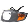 Headlight Assembly For Chevy Cavalier 2003 2004 2005 Driver Side Capa Certified Composite Type With Bulbs Replacement Gm2502221 