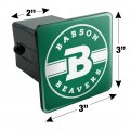 Babson College Beavers Logo Tow Trailer Hitch Cover Plug Insert 2