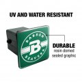 Babson College Beavers Logo Tow Trailer Hitch Cover Plug Insert Fits Standard 2 Receivers Durable Abs Plastic 3 X In Square