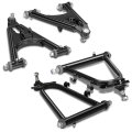 Auto Dynasty 2 Pair Front Upper Tubular Control Arms Suspension Kits With Ball Joint For Yamaha Banshee 350 Yfz350 1991-2006 