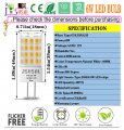 Jsvsal 4-pack Dimmable Gy6 35 Led Bulb T4 Jc Type G6 Bi-pin Base Ac Dc 12v Natural White 4000k 6w Equivalent To 50-65w G6 Gy6