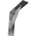 Traditional Bracket Bktmtr 2 In W X 8 D H Stainless Steel Wall Mount For Countertops Cabinetry And Shelves 1 Pack 