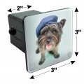 Terrier Puppy Dog Nice Cap Hat Tow Trailer Hitch Cover Plug Insert
