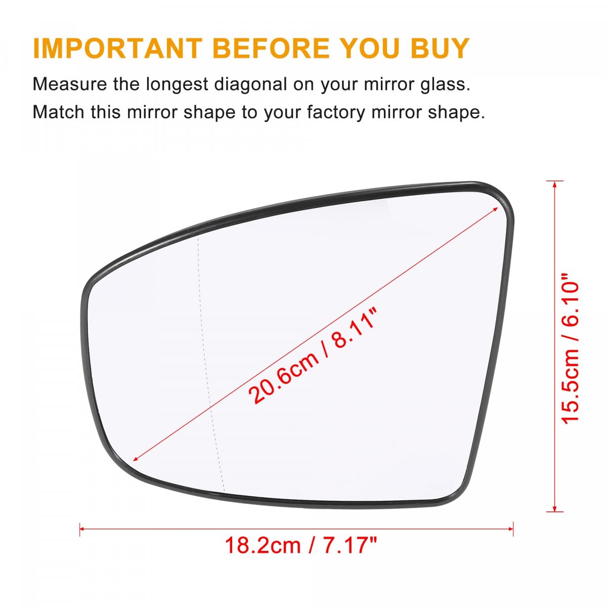 Heated Rearview Mirror Glass Replacement With Backing Plate For Nissan Murano 2009 2014 Left Right Driver Side Power Aspherical