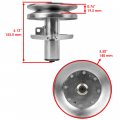 Caltric 2 Spindle Assembly Compatible With John Deere Lt133 Lt150 Am128048 38 Deck