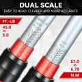 Auto Dynasty 1 2 Inch Dual-scale Reversible Ratchet Wrench Set 5-45ft Lb 6 78-61 0 N M With Quick Release And Accurate Torque