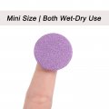 Uxcell 100pcs 1-inch Purple Sanding Discs 100 Grits Hook And Loop Professional Aluminum Oxide Sand Paper Mini Size For Wood