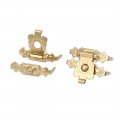 Uxcell Box Wooden Case Metal Hasp Hook Lock Lid Latch Catch Gold Tone 30pcs
