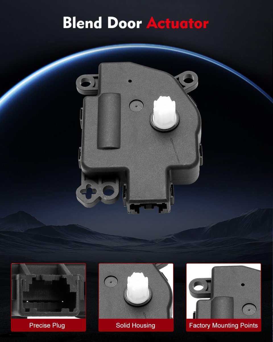Hvac Blend Door Actuator 68089742aa 604 005 For Dodge Ram 1500 2009 2010 And 3500 2011 2018 Ac Temperature Control Air 1 Pack