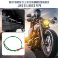 X Autohaux 80cm 31 5 Length 10mm Id Motorcycle Hydraulic Brake Line Oil Hose Pipe 28a 0a Stainless Steel Braided Cable For Atv
