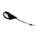 Door Mirror Driver Side For Oldsmobile Alero 2002 2003 2004 Black Housing Manual Non Powered Plastic Clear Glass Replacement 