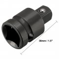 Uxcell 1 2 Drive Female X 3 8 Male Impact Socket Reducer For Use With Air Wrenches Breaker Bars Ratchets Cr-mo Steel
